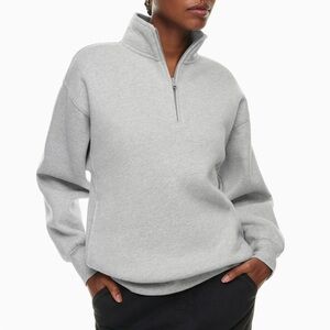 Cozy Fleece Boyfriend 1/4 Zip Sweatshirt